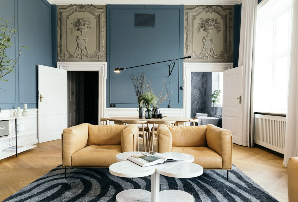 Suite luxueuse avec un équilibre parfait entre le style classique et le moderne