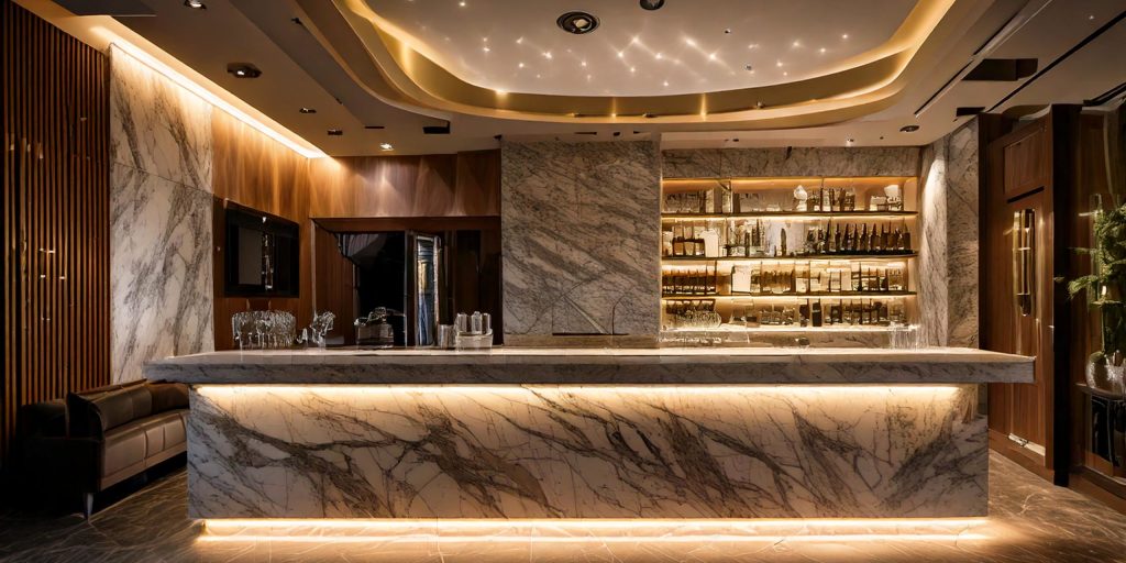 Un superbe bar élégant
