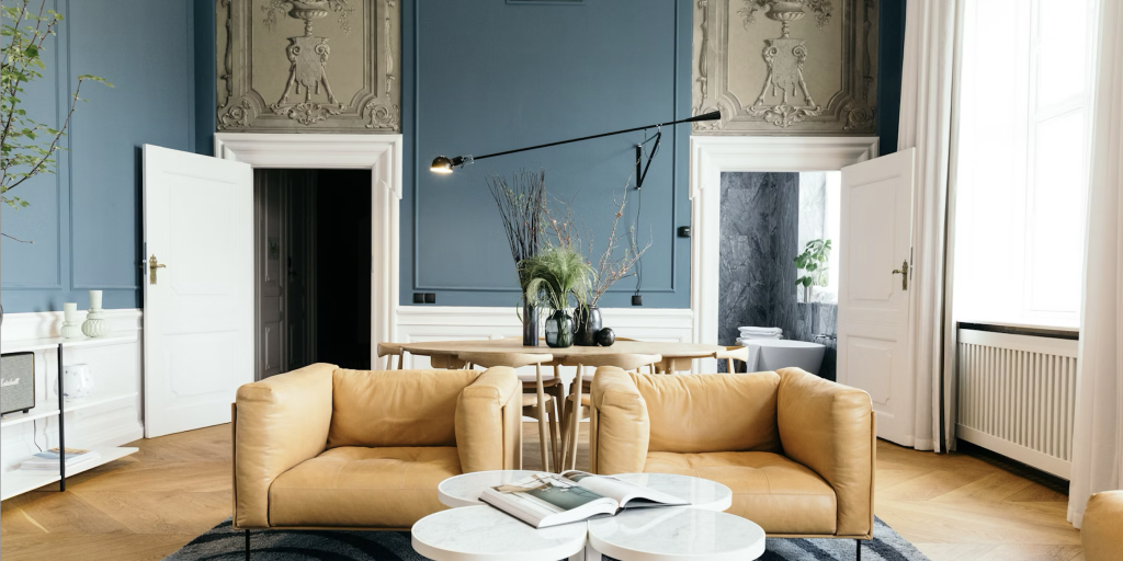 Suite luxueuse avec un équilibre parfait entre le style classique et le moderne